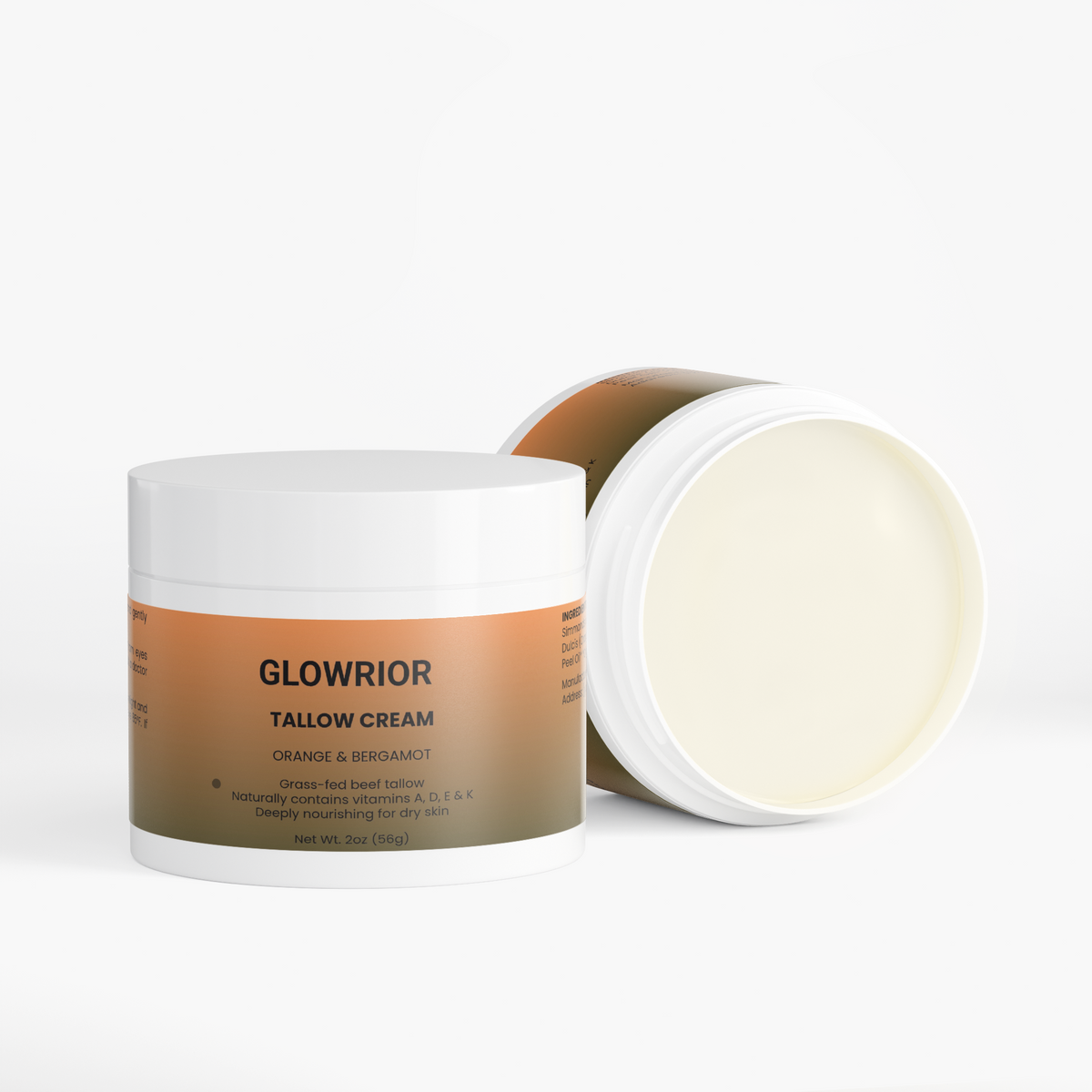 Tallow Cream Orange & Bergamot