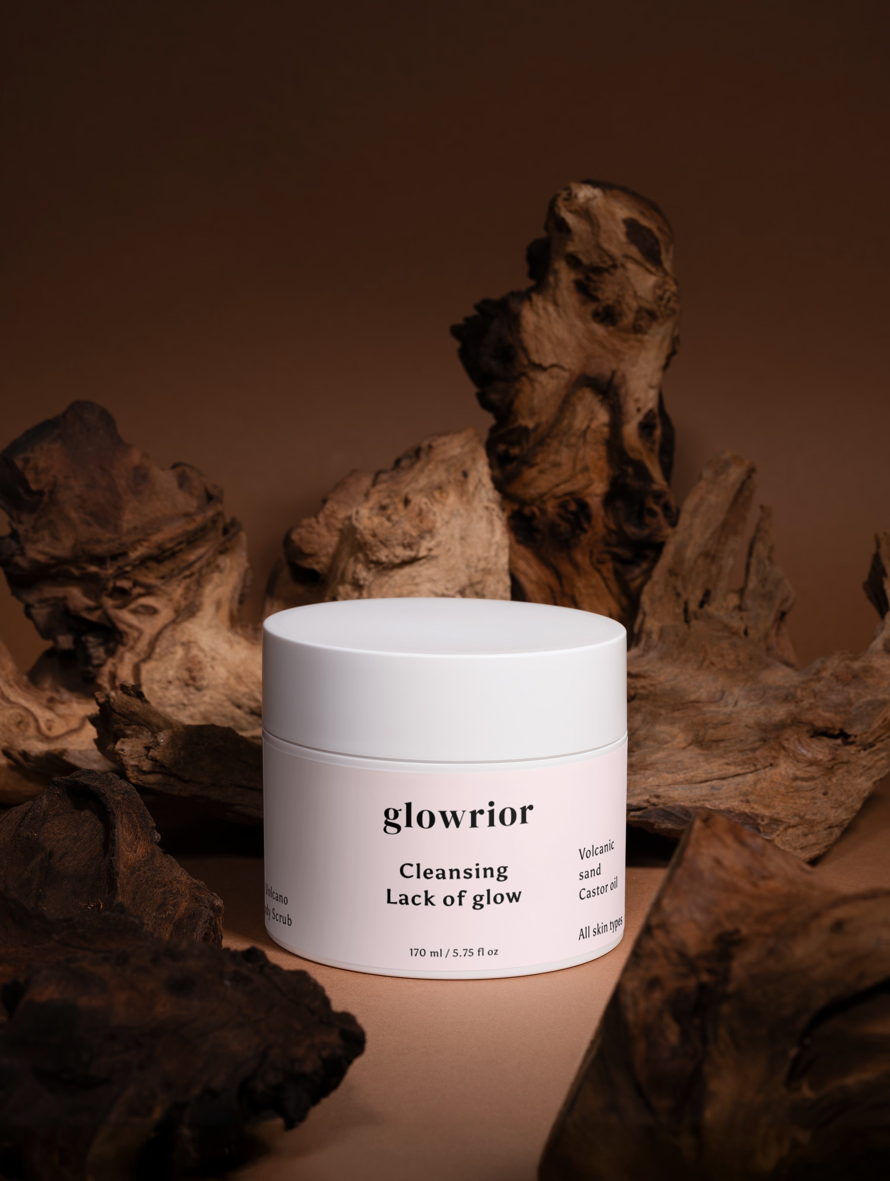Glowrior Volcanic Sand Face & Body Scrub